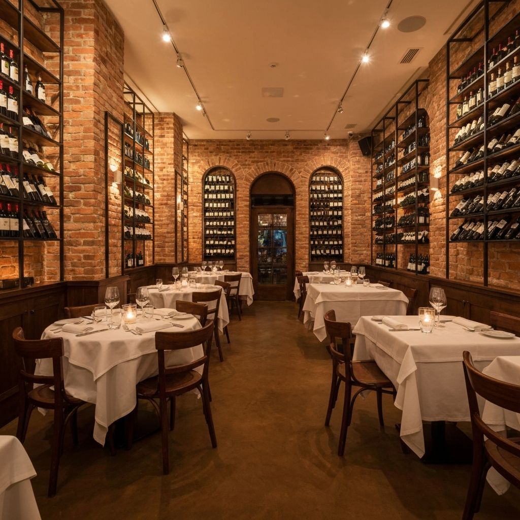 Elegant restaurant interior